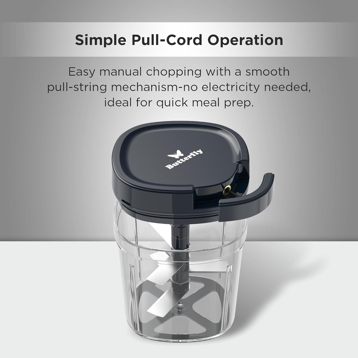 Butterfly Premium Vegetable Chopper 900 Ml, Blue